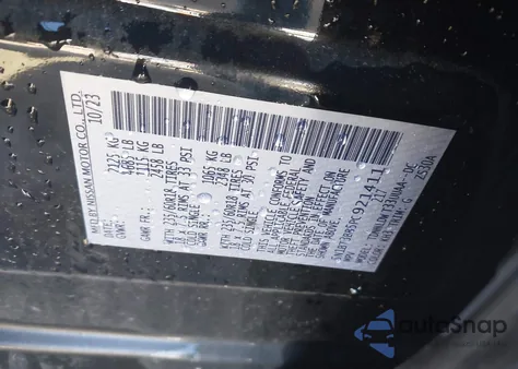 2023 Nissan Rogue Sv Intelligent Awd из США, поврежденный, VIN 5N1BT3BB5PC921411